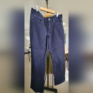 J Crew Corduroy Bootcut Deep Blue Navy (30R)